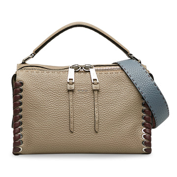 FENDI Lei Selleria Whipstitch Satchel