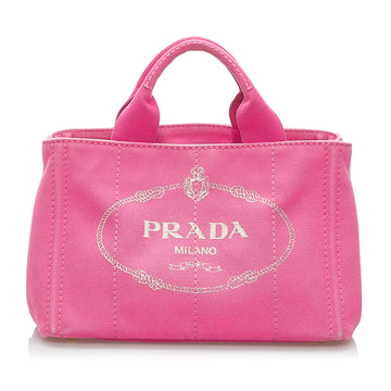 Prada Canapa Logo Canvas Handbag