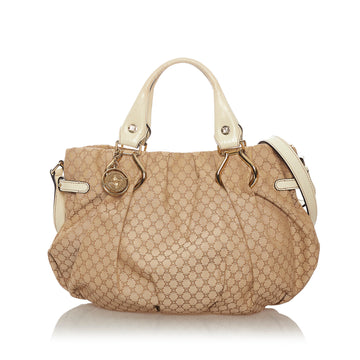 Celine Macadam Canvas Satchel