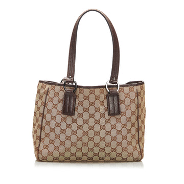 Gucci GG Canvas O-Ring Handbag