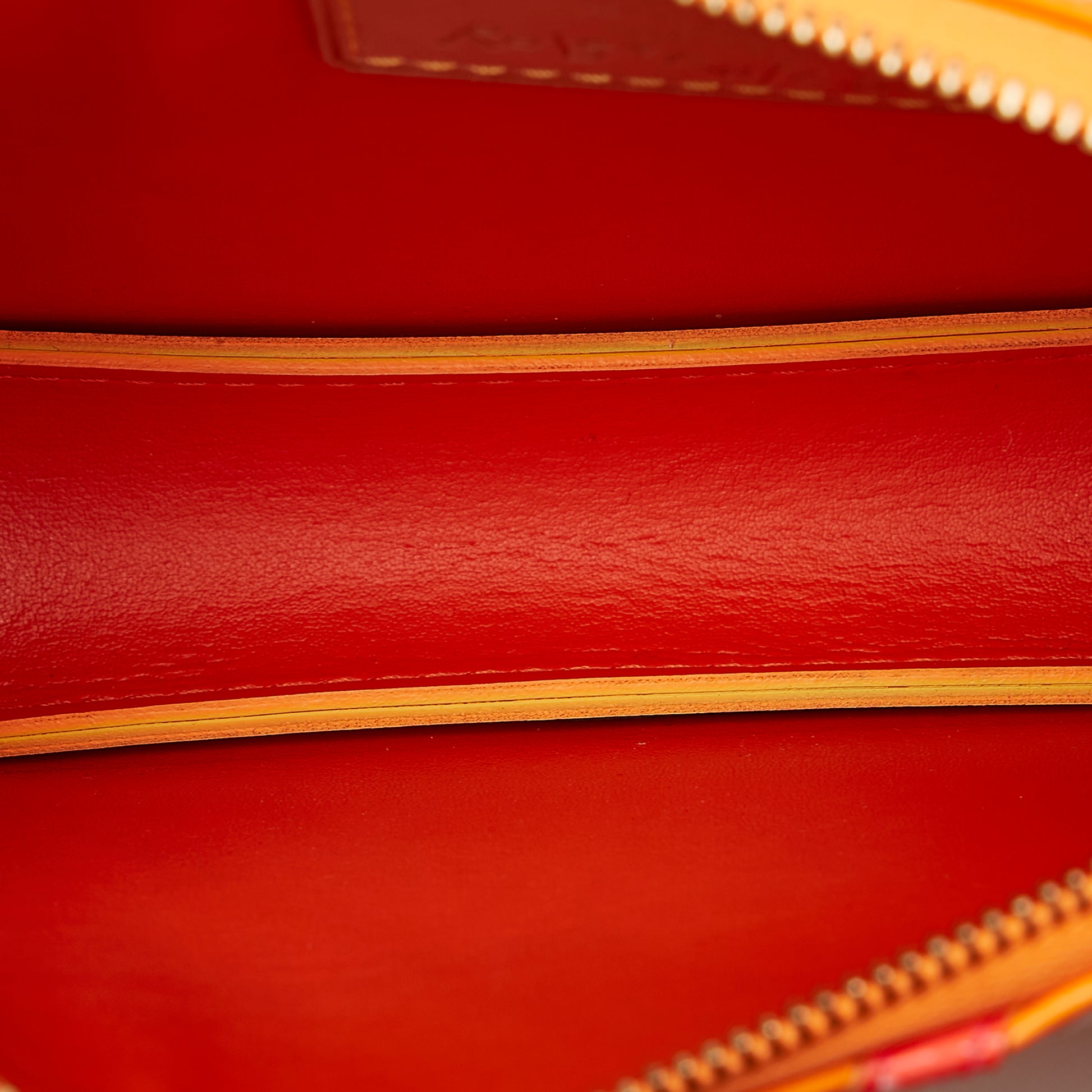 Louis Vuitton Orange Monogram Vernis Robert Wilson Lexington Pochette  Leather Patent leather ref.800931 - Joli Closet