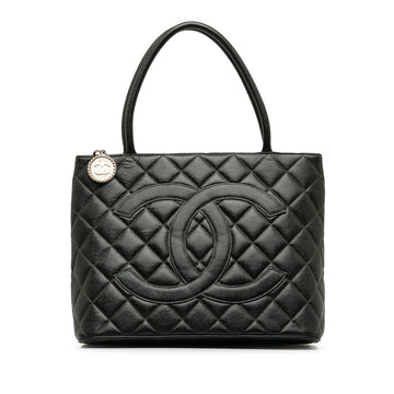 CHANEL Caviar Medallion Tote Tote Bag