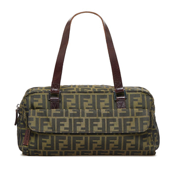 FENDI Zucca Canvas Shoulder Bag