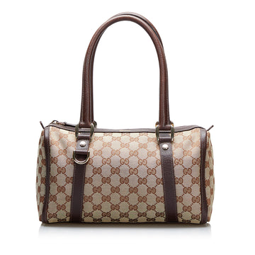 GUCCI GG Canvas Abbey Boston Bag