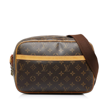 LOUIS VUITTON Monogram Reporter PM Crossbody Bag