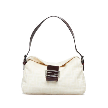 FENDI Zucca Double Flap Baguette