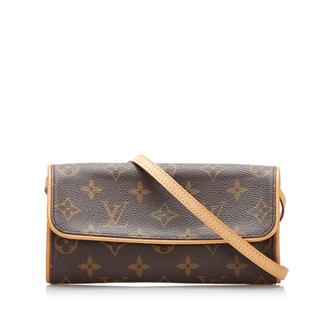 Louis Vuitton Monogram Pochette Twin PM Crossbody Bag