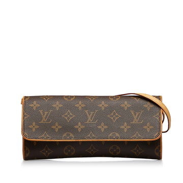 Louis Vuitton Pochette Cle Monogram Red in Taurillon Leather with