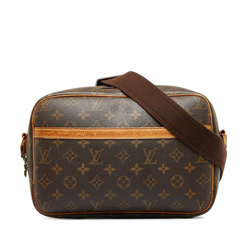 LOUIS VUITTON Monogram Reporter PM Crossbody Bag