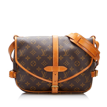 LOUIS VUITTON Monogram Saumur 30 Crossbody Bag