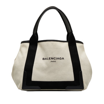 BALENCIAGA Navy Cabas S Tote Tote Bag