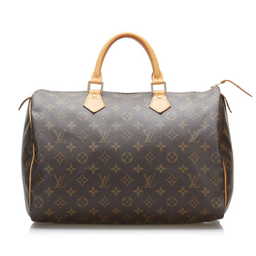 Louis Vuitton Monogram Speedy 35 Boston Bag