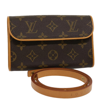 LOUIS VUITTON Monogram Pochette Florentine Waist Bag N51856 LV Auth 31025