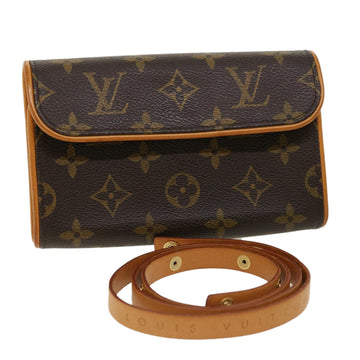 LOUIS VUITTON Monogram Pochette Florentine Waist Bag M51855 LV Auth 31409