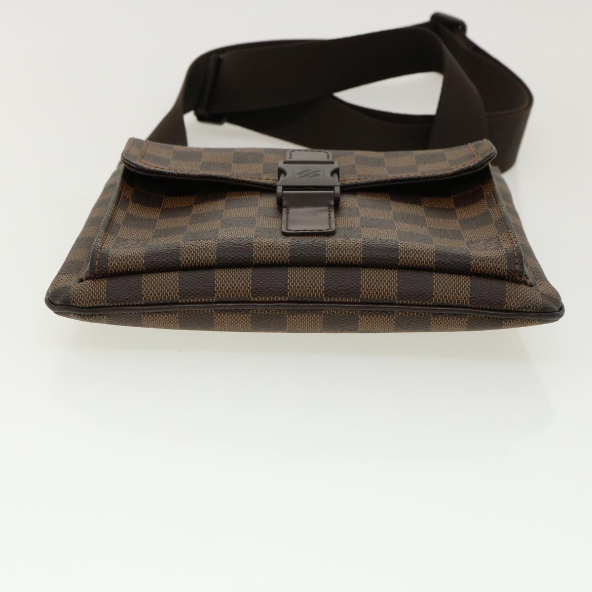 Used Louis Vuitton Pochette Melville Damier Ebene Brw/Pvc/Brown N51127 Bag