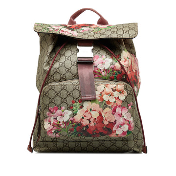 GUCCI GG Supreme Blooms Single Buckle Backpack