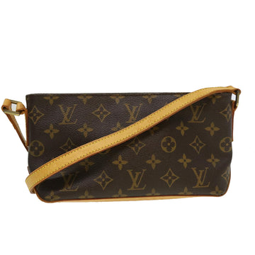 LOUIS VUITTON Monogram Trotteur Shoulder Bag M51240 LV Auth 32307