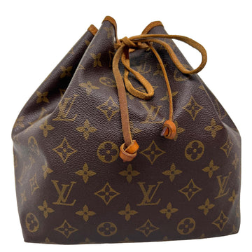 LOUIS VUITTON Monogram Petit Noe Shoulder Bag M42226 LV Auth 32428