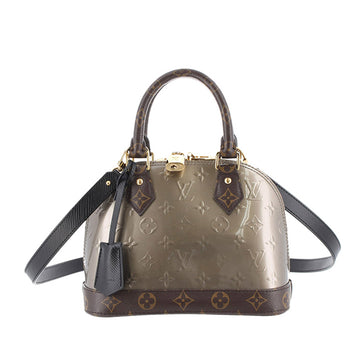 LOUIS VUITTON Monogram Vernis Alma BB Satchel