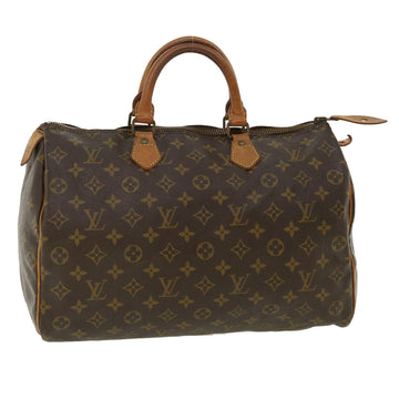 LOUIS VUITTON Monogram Speedy 35 Hand Bag M41524 LV Auth 33254