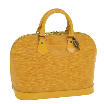 LOUIS VUITTON Epi Saint Jacques Hand Bag Yellow M52279 LV Auth