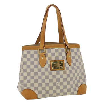 LOUIS VUITTON Damier Azur Hampstead PM Tote Bag N51207 LV Auth 33756