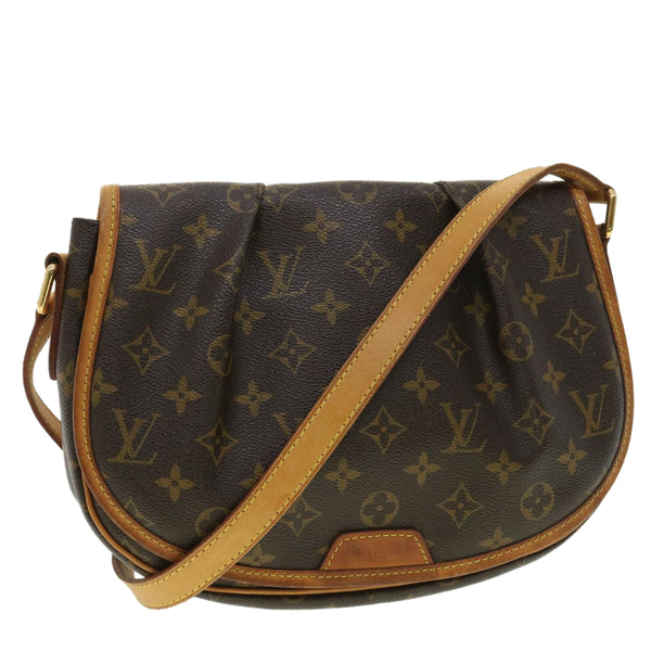 Louis Vuitton Menilmontant PM M40474 Monogram Canvas Crossbody Bag