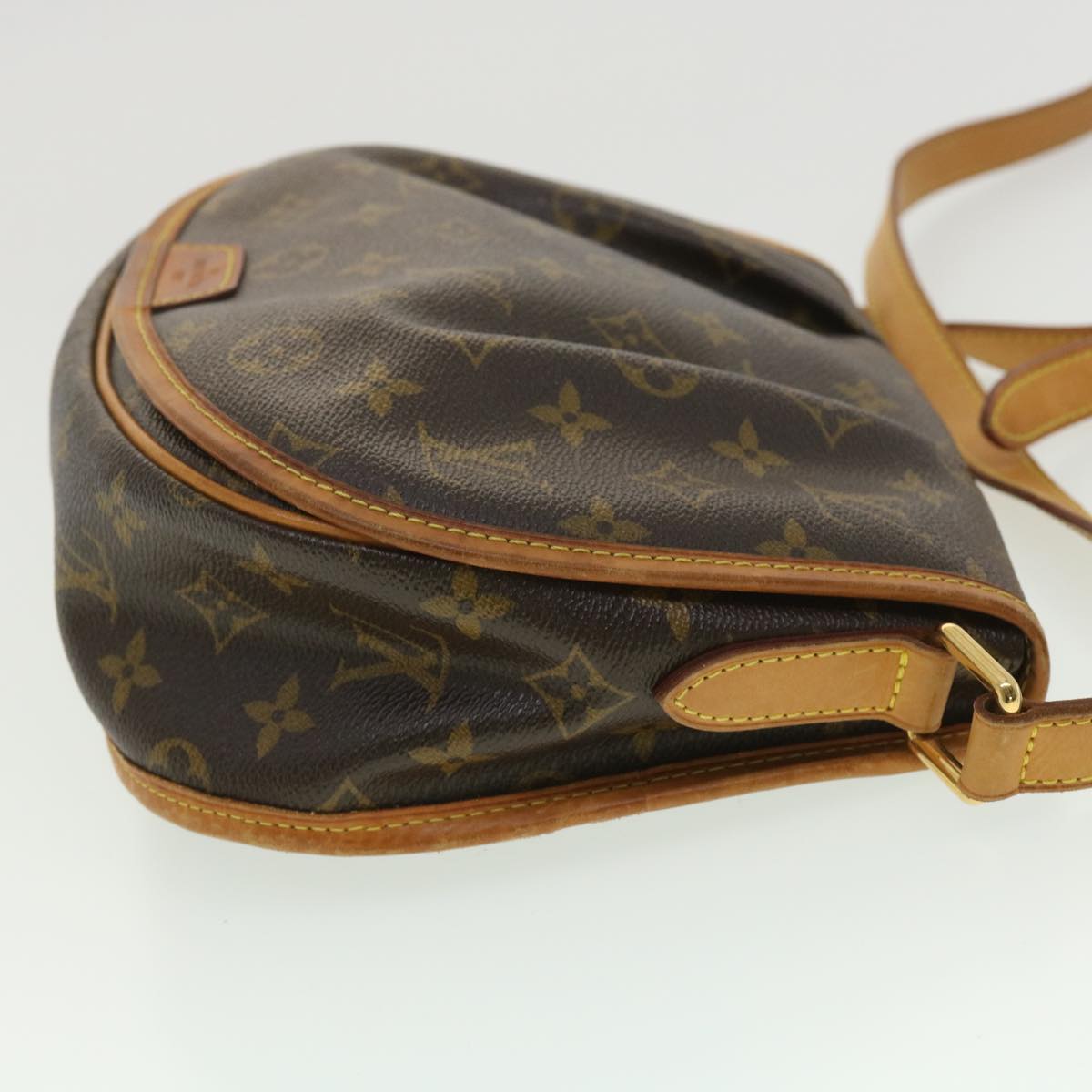 LOUIS VUITTON Monogram Menilmontant PM Shoulder Bag M40474 LV Auth 337