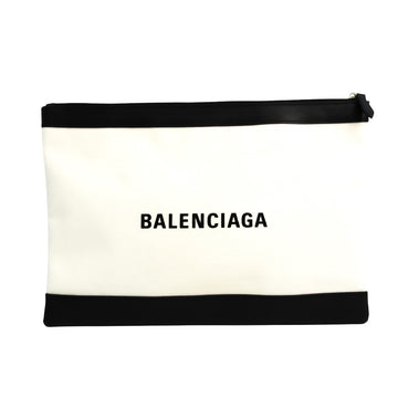 Balenciaga Navy Clutch Bag