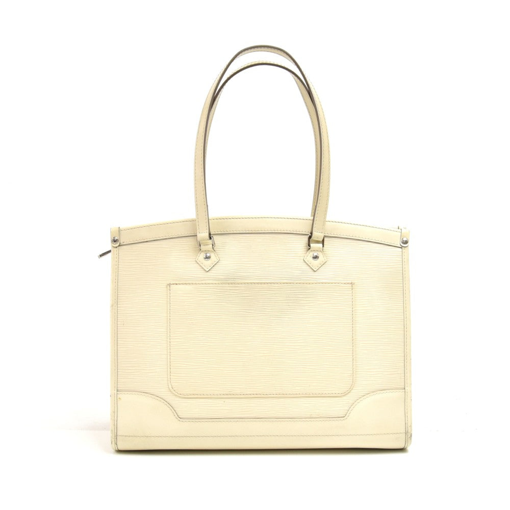 Louis Vuitton Louis Vuitton Madeleine GM White Epi Leather Shoulder