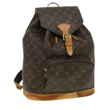 LOUIS VUITTON Monogram Montsouris GM Backpack M51135 LV Auth 34232