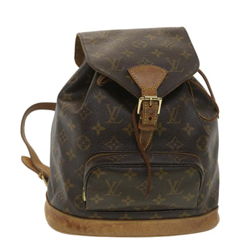 LOUIS VUITTON Monogram Montsouris MM Backpack M51136 LV Auth 34280