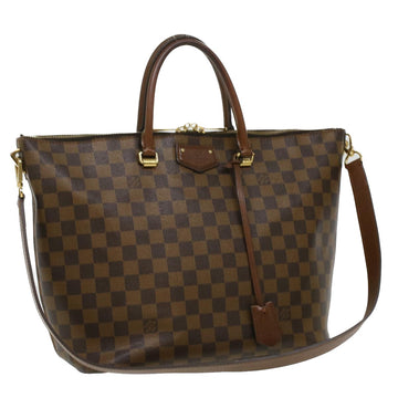 LOUIS VUITTON Damier Ebene Belmont 2Way Tote Bag N63169 LV Auth 34449