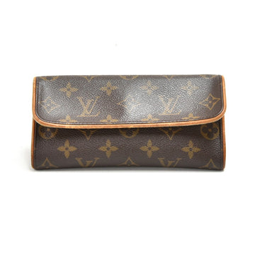 LOUIS VUITTON Pochette Twin PM Monogram Canvas Shoulder Bag