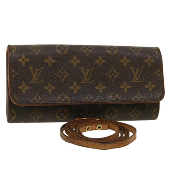 LOUIS VUITTON Monogram Pochette Twin GM Shoulder Bag M51852 LV Auth 34993