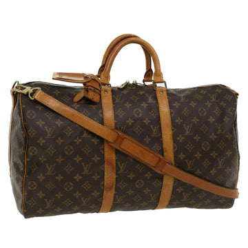 LOUIS VUITTON Monogram Keepall Bandouliere55 Boston Bag M41414 LV Auth 34998