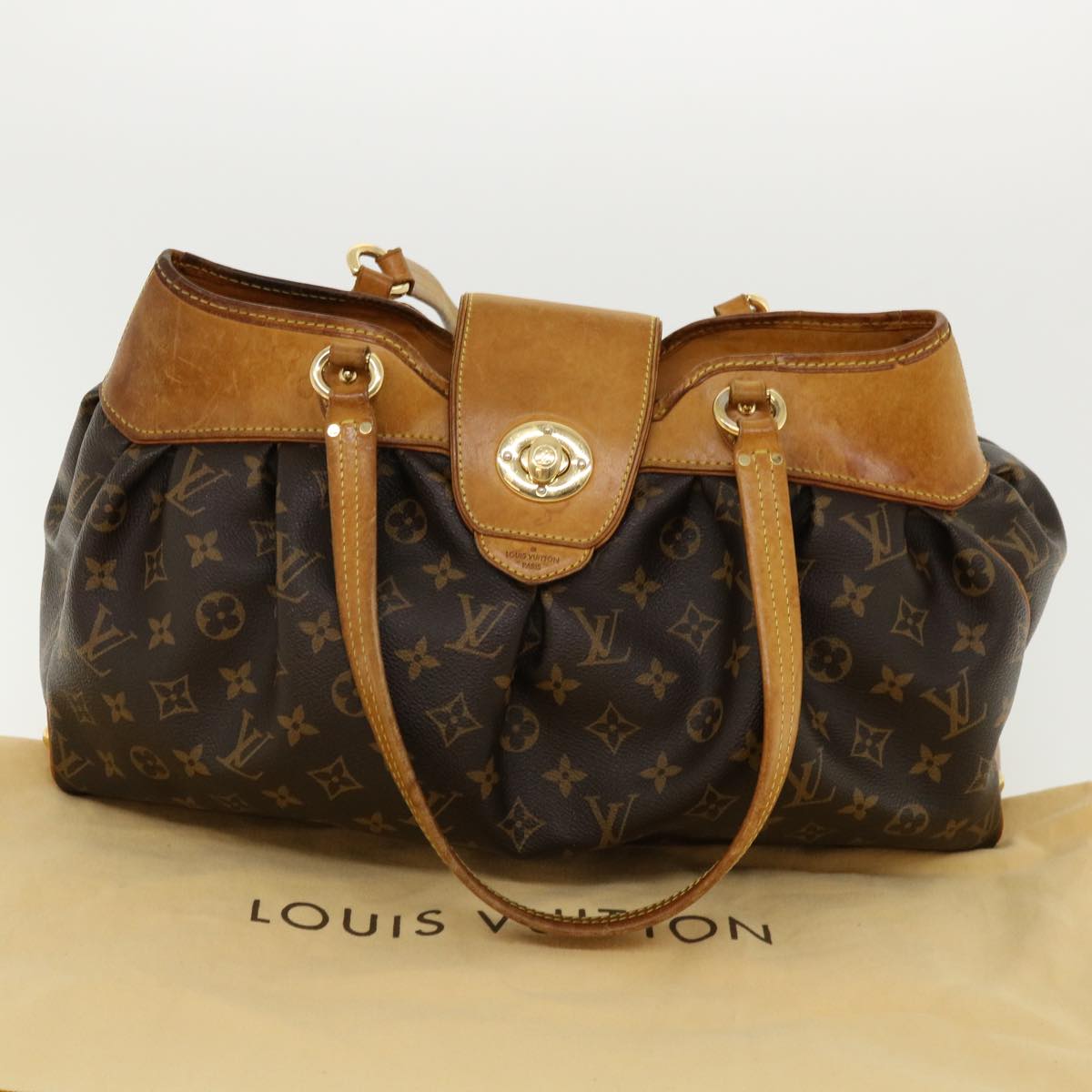 Louis Vuitton Monogram Boetie mm Hand Bag M45714 LV Auth 35395