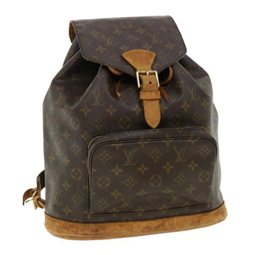 LOUIS VUITTON Monogram Montsouris GM Backpack M51135 LV Auth 35600