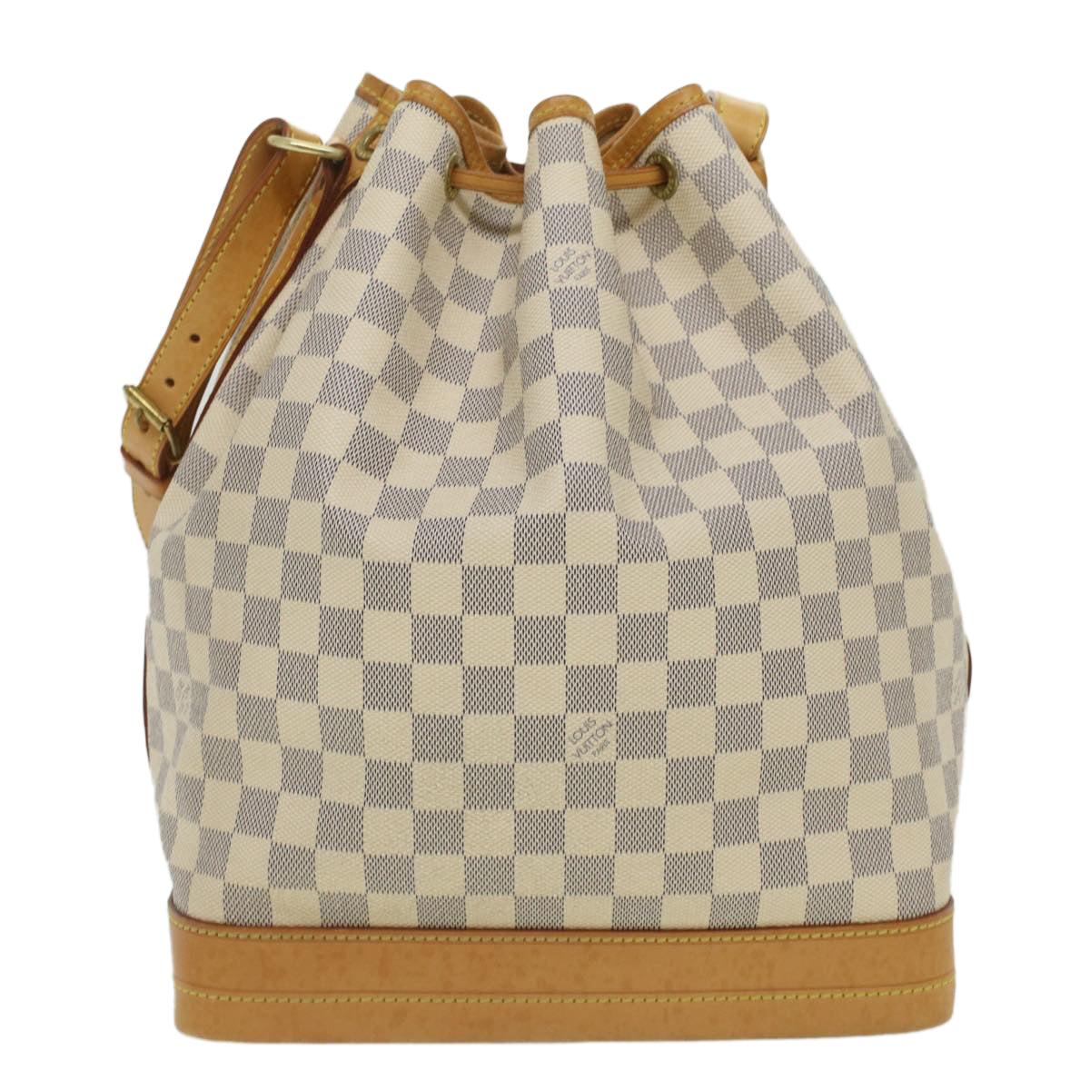 LOUIS VUITTON Damier Azur Noe Shoulder Bag N42222 LV Auth 18779