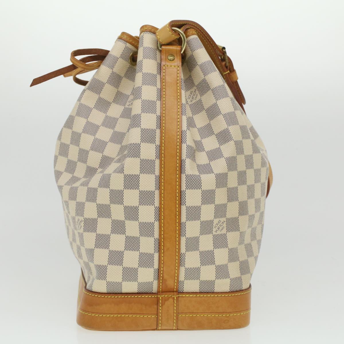 LOUIS VUITTON Damier Azur Noe Shoulder Bag N42222 LV Auth 20547A