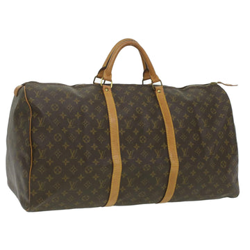 LOUIS VUITTON Monogram Keepall 60 Boston Bag Vintage M41422 LV Auth 35782