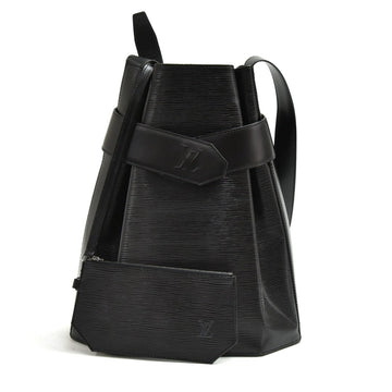LOUIS VUITTON Vintage Sac Depaule GM Black Epi Leather Shoulder Bag