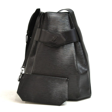 LOUIS VUITTON Vintage Sac Depaule GM Black Epi Leather Shoulder Bag