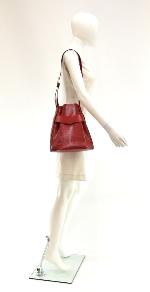 Louis Vuitton Vintage Louis Vuitton Sac Depaule PM Red Epi Leather