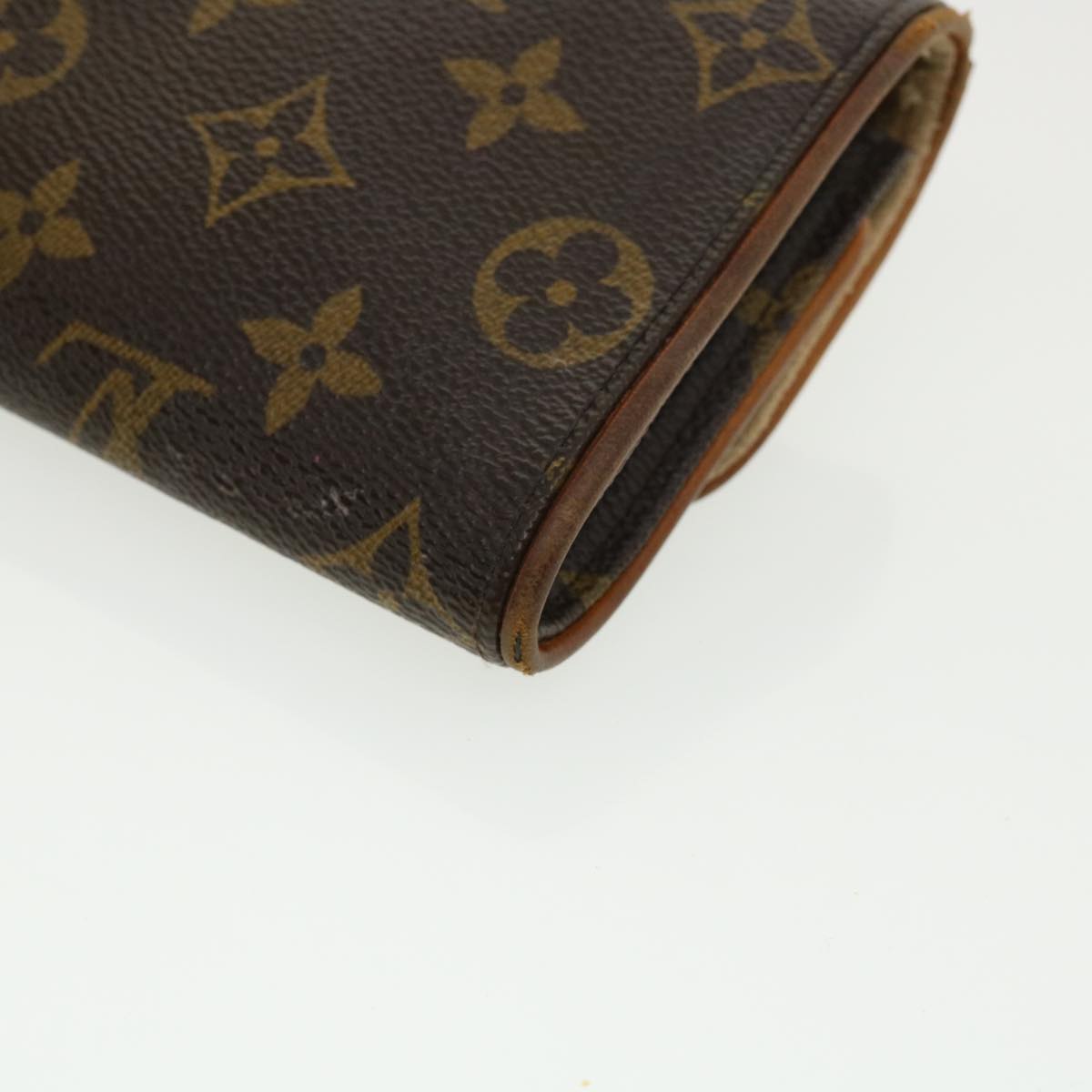 LOUIS VUITTON Monogram Eclipse Pochette Discovery Clutch Bag M62291 Auth  knn043