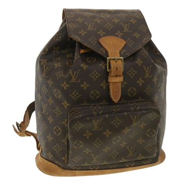 LOUIS VUITTON Monogram Montsouris GM Backpack M51135 LV Auth 36359