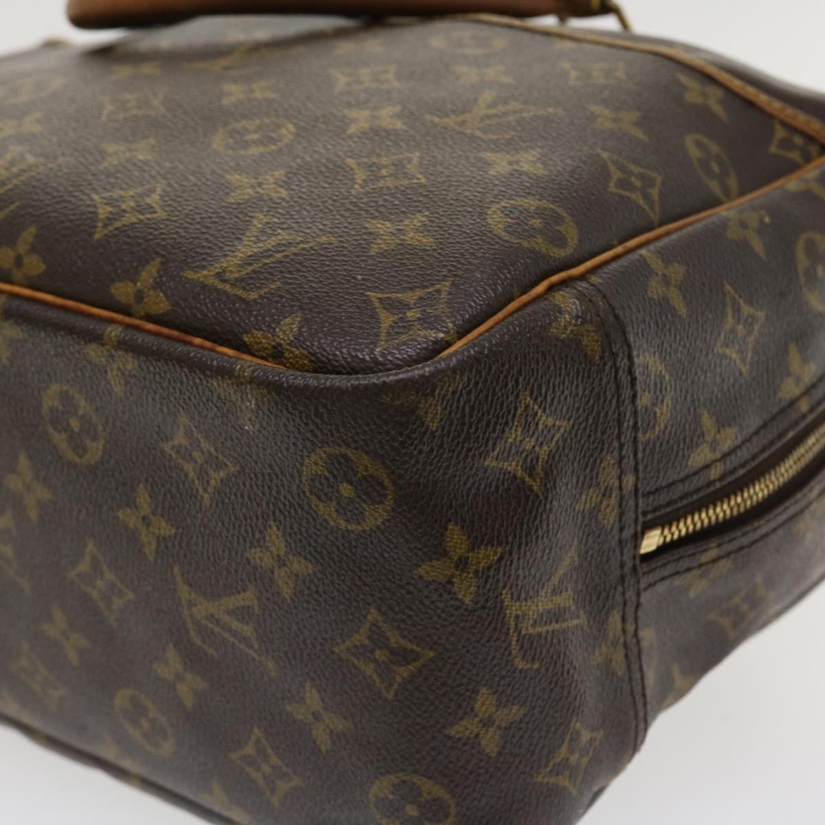 LOUIS VUITTON Monogram Deauville Hand Bag M47270 LV Auth 37008 Cloth  ref.828113 - Joli Closet