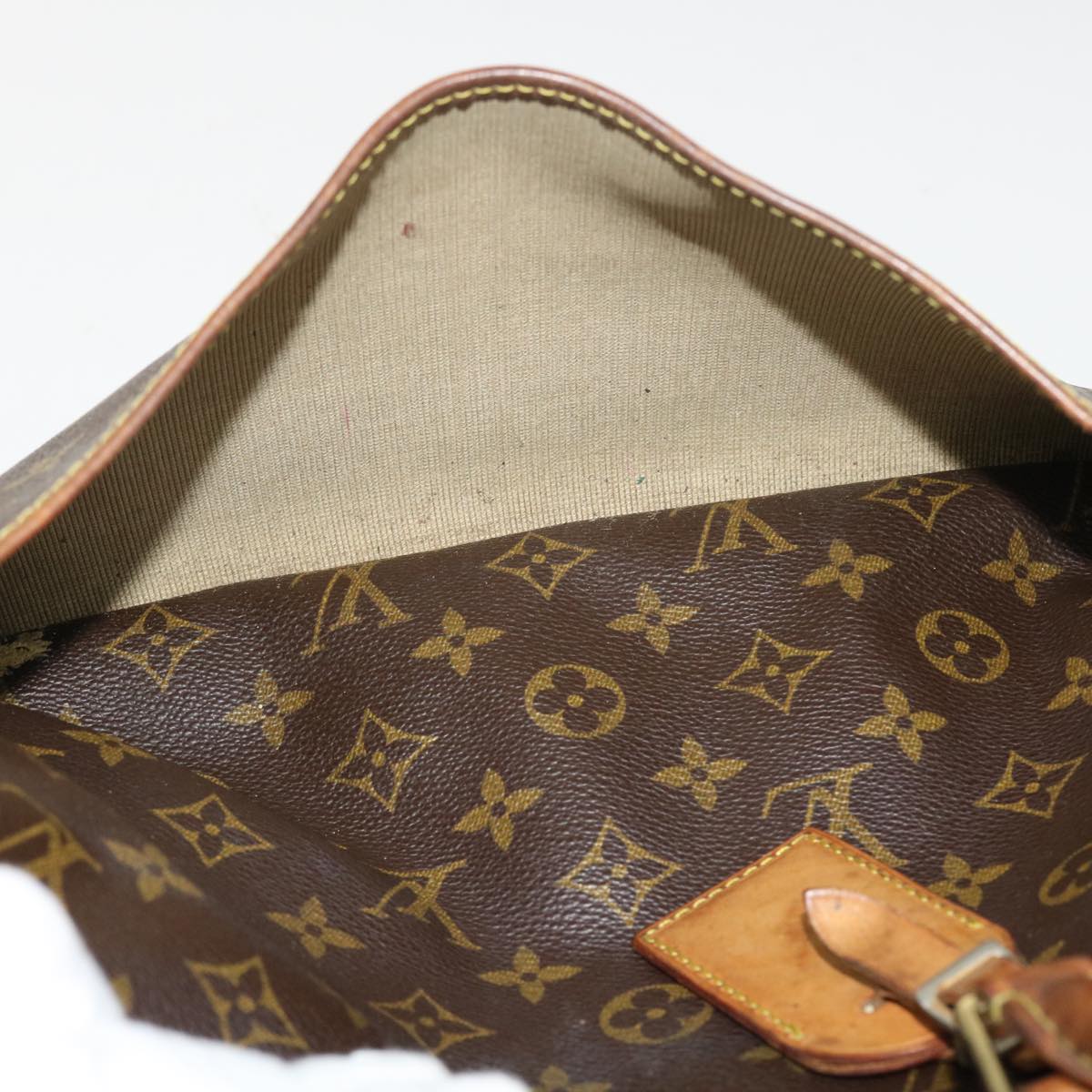 Authentic Louis Vuitton Monogram Deauville Hand Bag M47270 LV 2587G