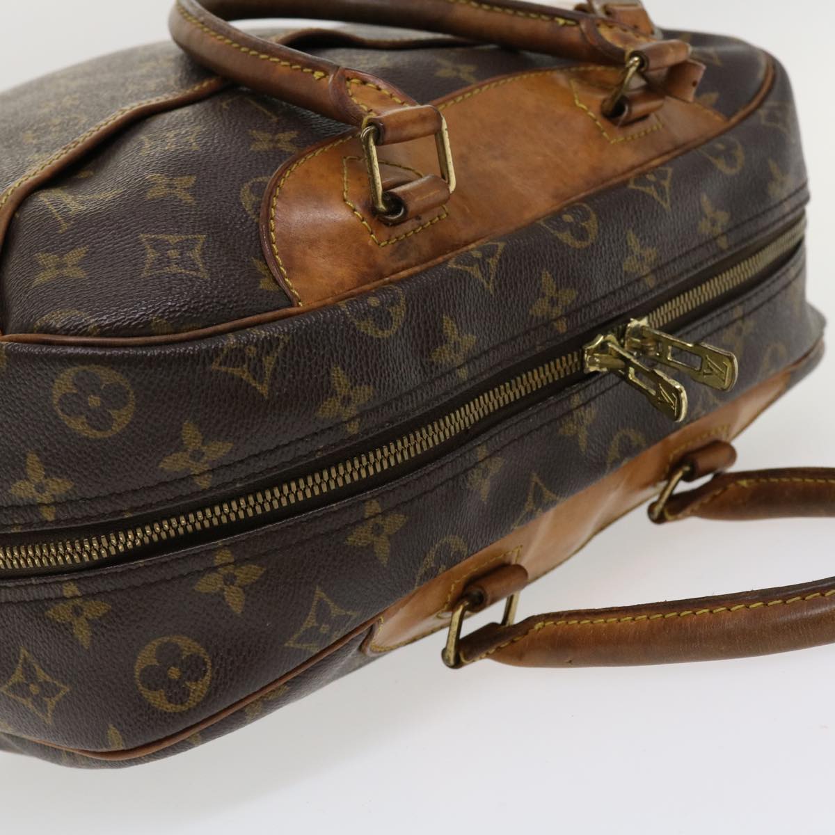 LOUIS VUITTON Monogram Deauville Hand Bag M47270 LV Auth 37008 Cloth  ref.828113 - Joli Closet