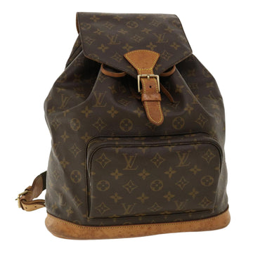 LOUIS VUITTON Monogram Montsouris GM Backpack M51135 LV Auth 37072